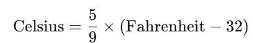 C Program to Convert Fahrenheit into Celsius