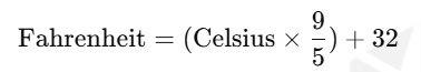 C program to convert Celsius to Fahrenheit